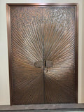 Double Open Copper Villa Entrance Door YJL-001