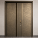 Double Open Copper Villa Courtyard Entrance Door YJL-002