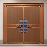 Double Open Copper Villa Security Entrance Door YJL-005