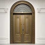 Double Open Copper Villa Entrance Door TD-003