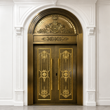 Double Open Copper Villa Entrance Door TD-003