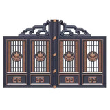 Decorative Double Open Aluminum Garden Gate YJL-0014-GATE