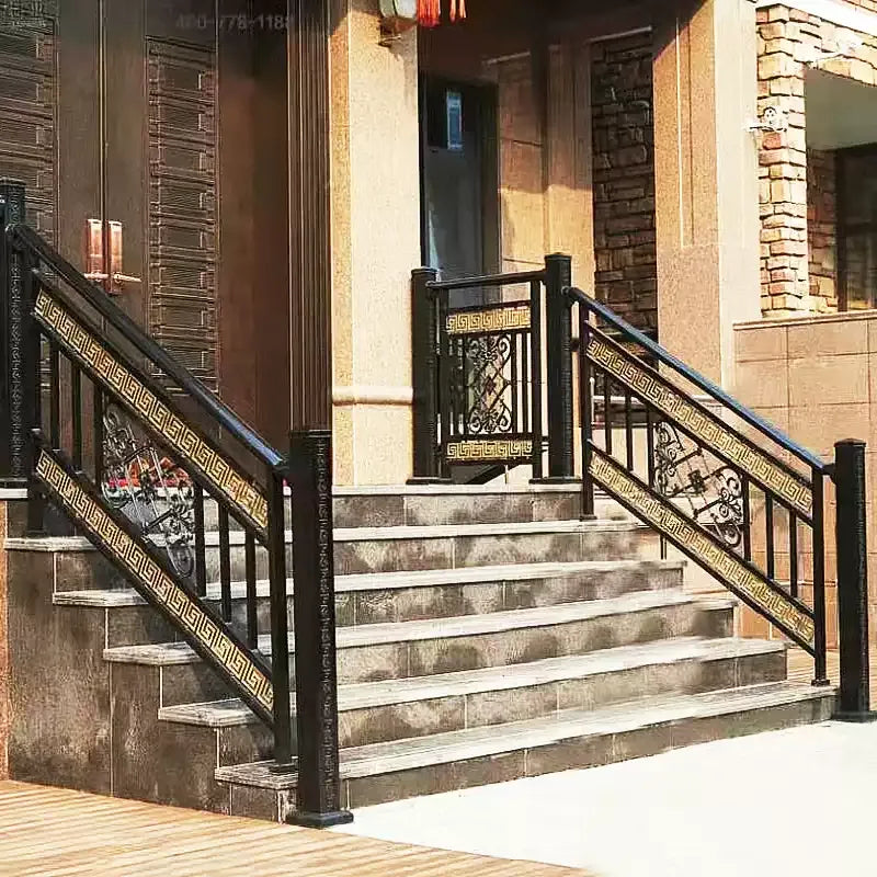 Decorative Aluminum Stair Railing and Balcony Guardrail YJL-008