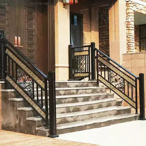 Decorative Aluminum Stair Railing and Balcony Guardrail YJL-008