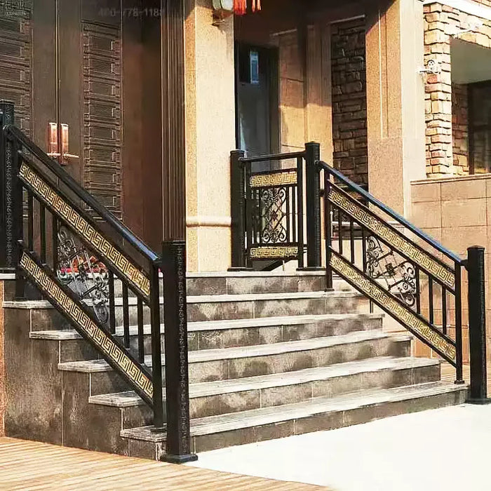 Decorative Aluminum Stair Railing and Balcony Guardrail YJL-008