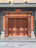 Double Open Copper Villa Courtyard Entrance Door YJL-002