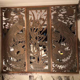 Modern Folding Stainless Steel Decorative Screen Partition BJ-123