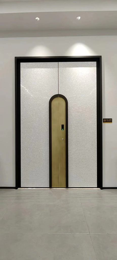 High-End Natural Shell Pearl Copper Aluminum Mecha Door TGM-002