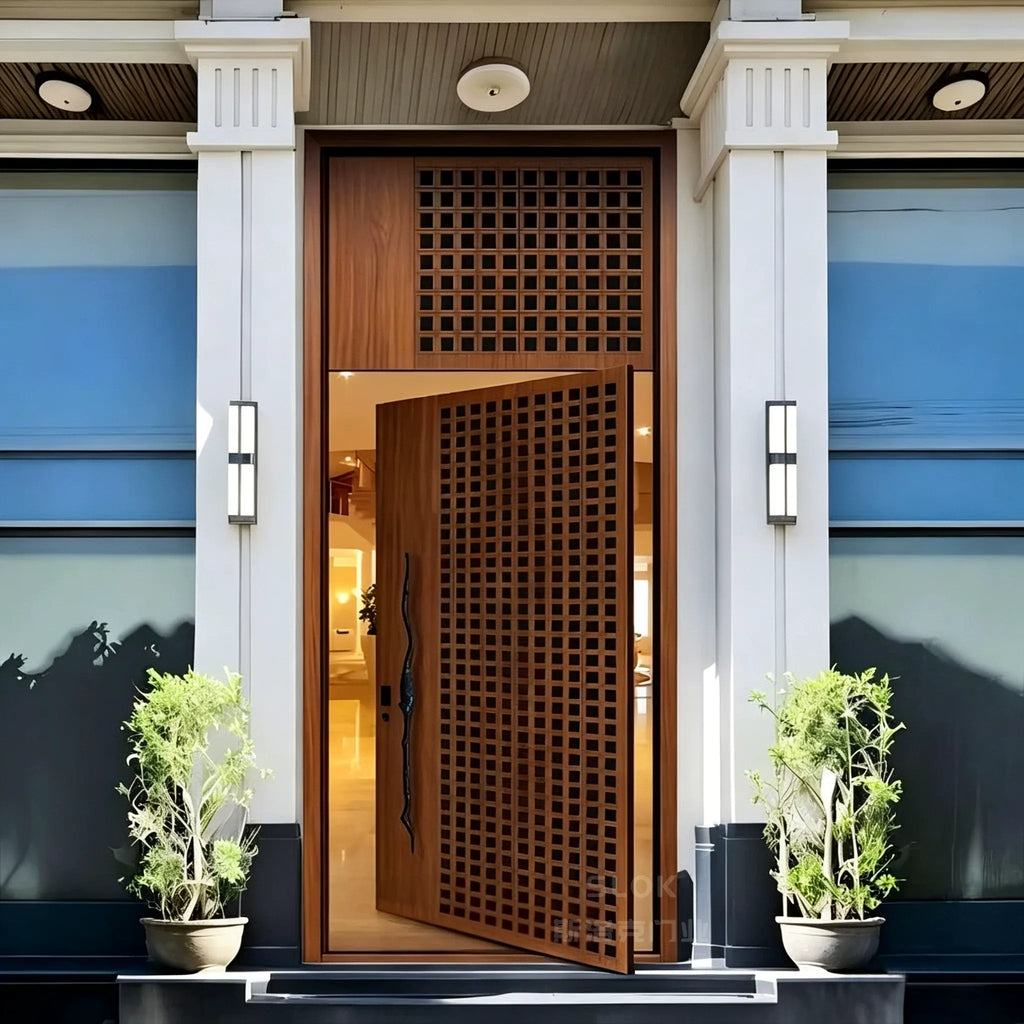 Modern Cast Aluminum Pivot Entrance Door PD-08