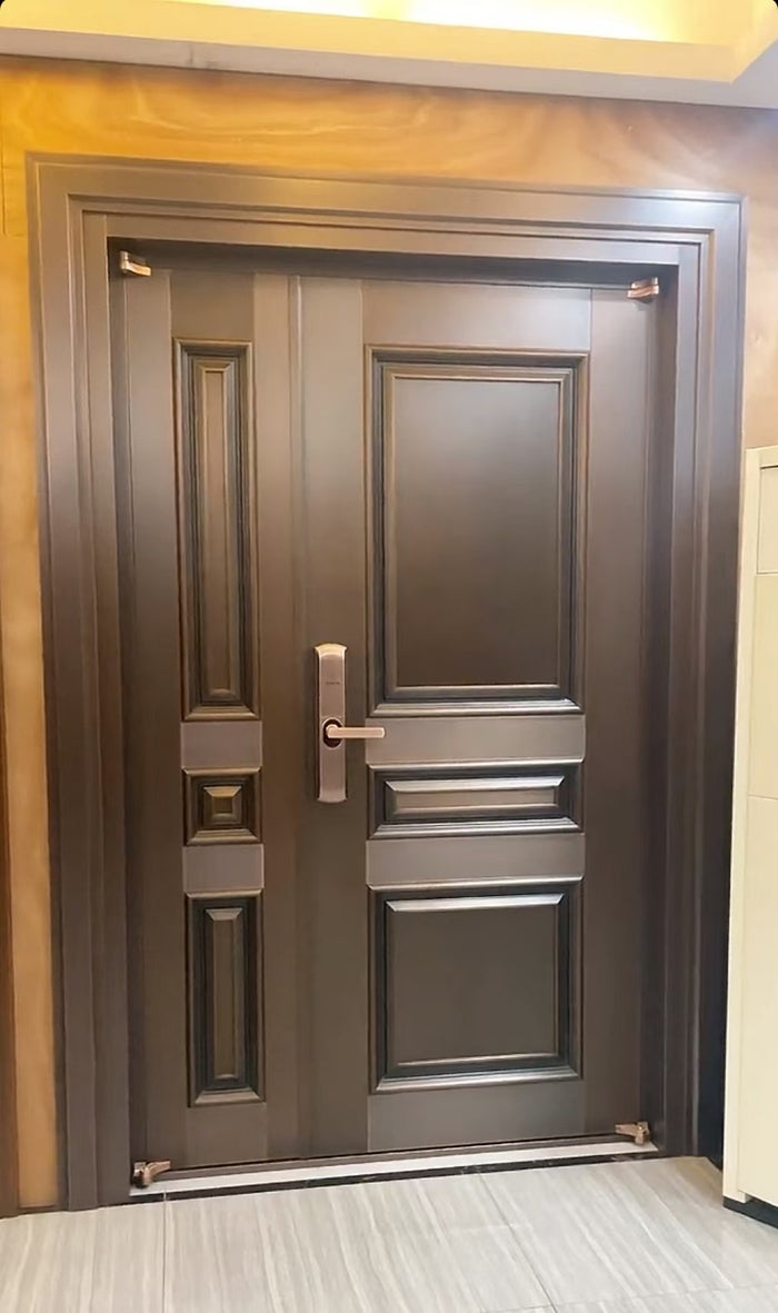 Classic Copper Villa Double Entrance Door TCE-001