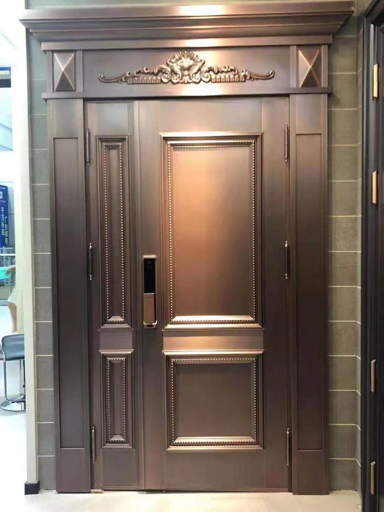 Classic Copper Villa Double Entrance Door TCE-001
