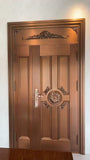 Decorative Copper Sub-Mother Entrance Door TCE-002