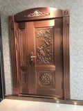 Decorative Copper Sub-Mother Entrance Door TCE-002