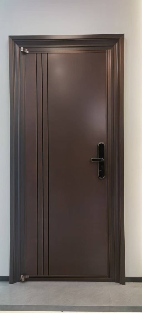 Modern Copper-Clad Single Entrance Door TCE-004