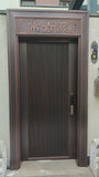 Decorative Copper Single Villa Door TCE-006