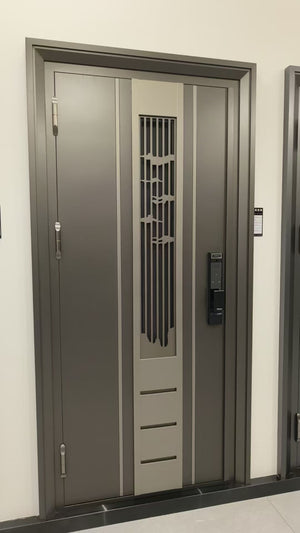 Decorative Stainless Steel Apartment Entrance Door TSE-002