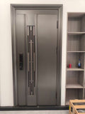 Decorative Stainless Steel Apartment Entrance Door TSE-002